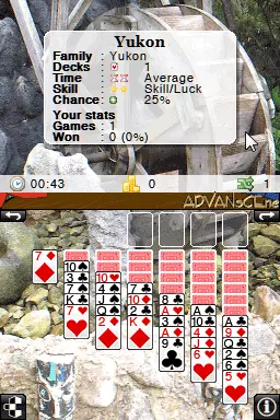 Image n° 3 - screenshots : Solitaire DS